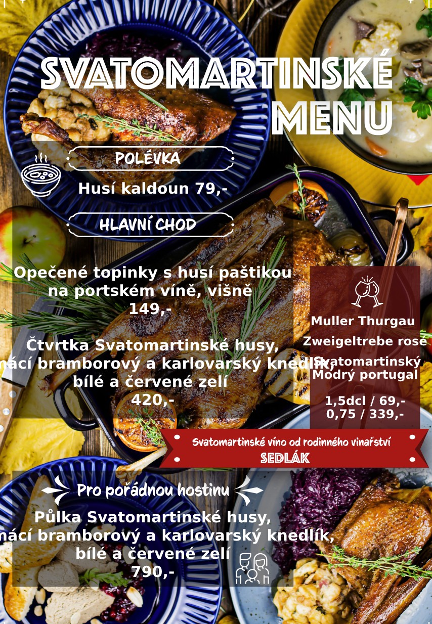 Svatomartinské menu Let's Meat